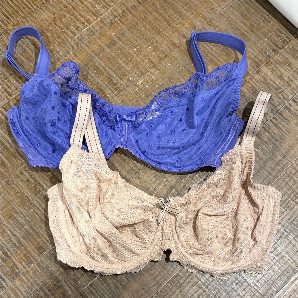 Lace Underwire Bra - purple nude 34DDD Chantelle 34F
